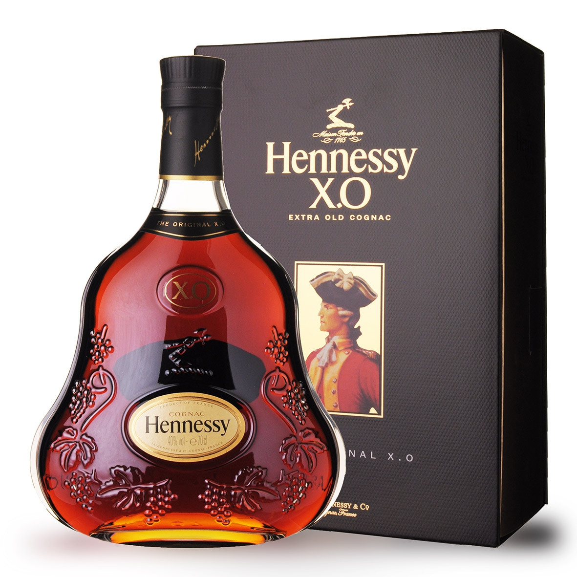 Achat de Cognac Hennessy XO 70cl vendu en Coffret sur notre site -  Odyssee-vins