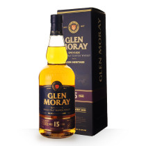 Whisky Glen Moray 15 ans 70cl Etui www.odyssee-vins.com