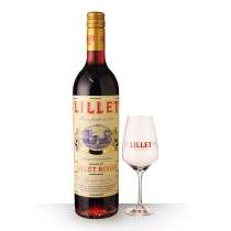 Vermouth Lillet Rouge 75cl + 1 verre Lillet www.odyssee-vins.com
