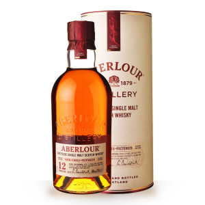 Whisky Aberlour 12 ans Non Chill-Filtered 70cl Coffret www.odyssee-vins.com