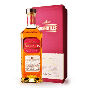 Whisky Bushmills 16 ans 70cl Coffret www.odyssee-vins.com